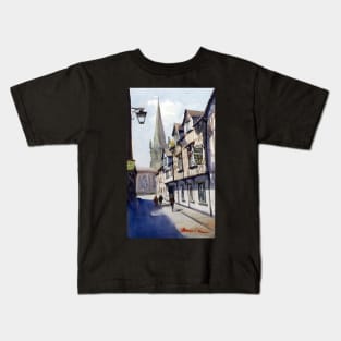 Church Street, Shrewsbury, England Kids T-Shirt